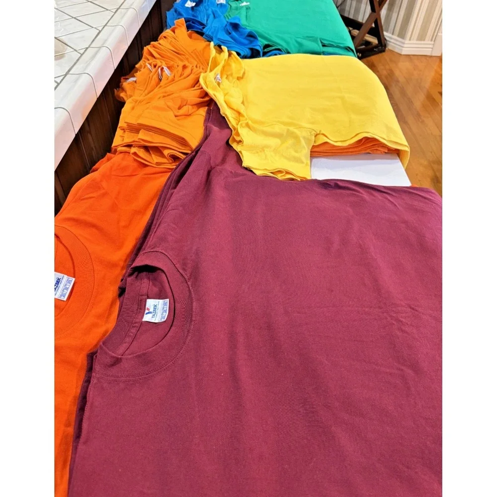 24 Wholesale Lot Mens T-Shirts Yazbek Cotton S-3XL Reseller Bulk Pack New - Picture 4 of 12